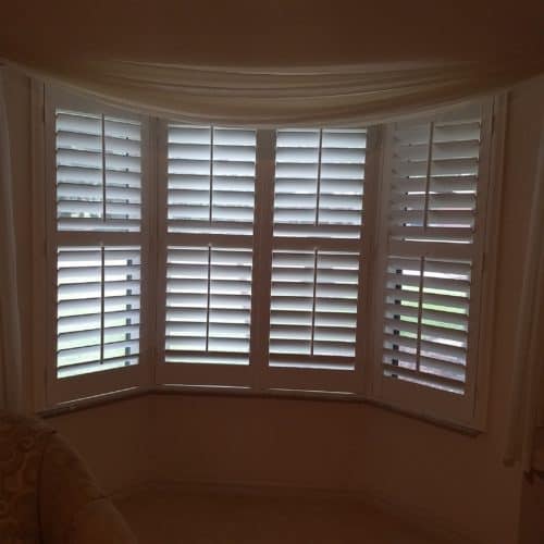 Plantation Shutters Bay Window